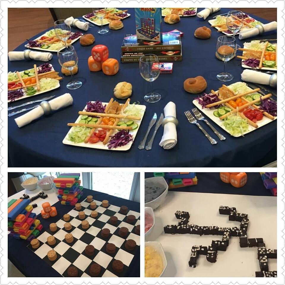 Game Board Shabbat Dinner