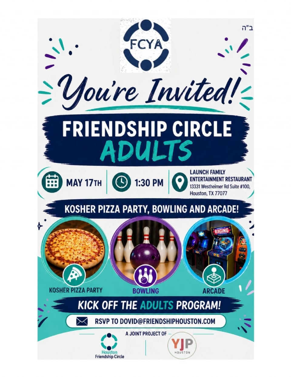 Friendship Circle Adults Kickoff Event